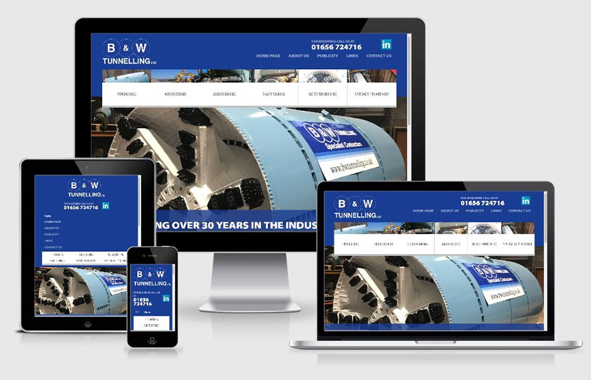 B&W Tunnelling Website